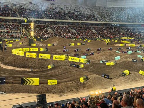 A track that Jetwerx built for World Supercross.