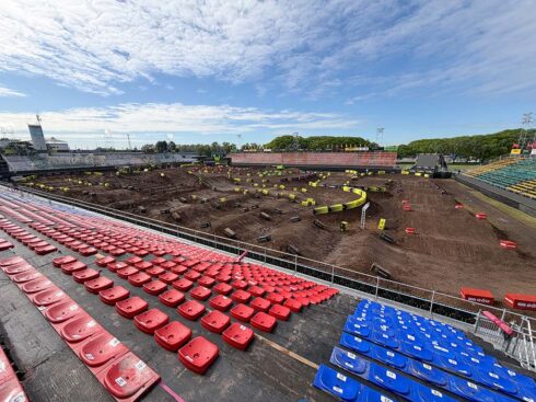 A track that Jetwerx built for World Supercross.